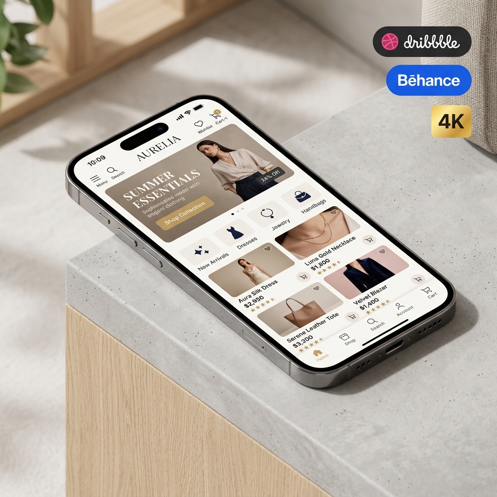 UI UX design and interface for Retail Ecommerce project
